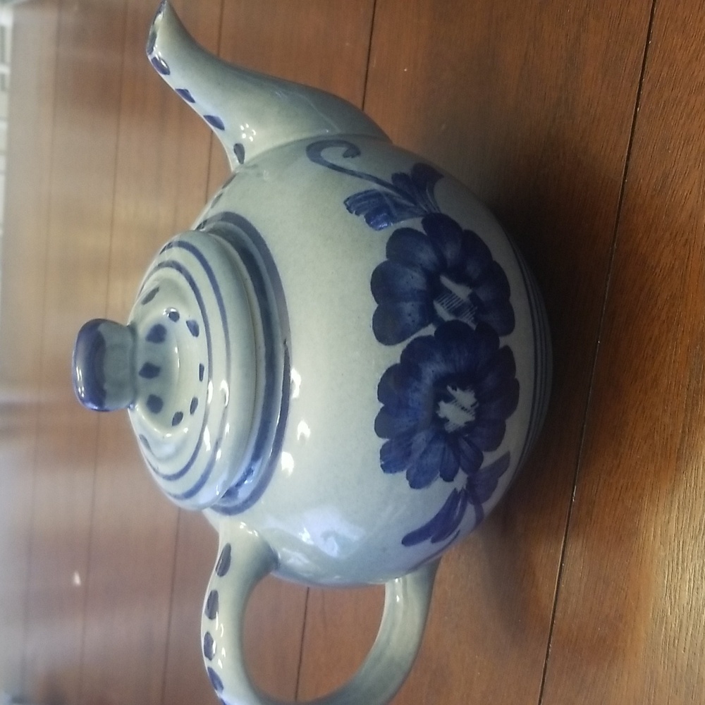 Aksini pottery teapot made in Denmark.